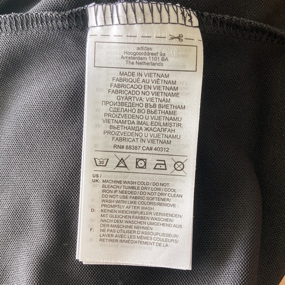 Small Adidas black golf polo - Picture 6 of 7